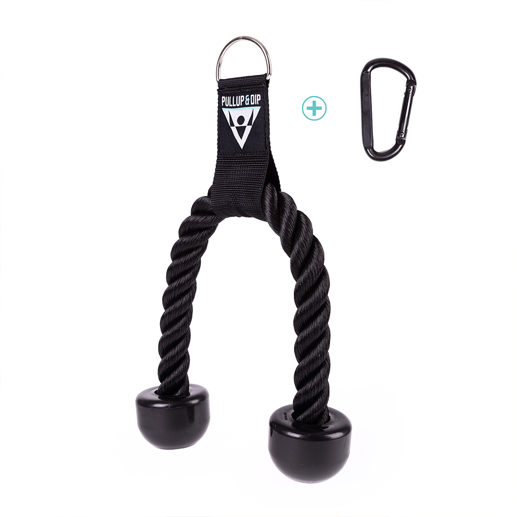Cuerda de tríceps para entrenamiento en polea de cable, torre de pesas o  con FREESIXD