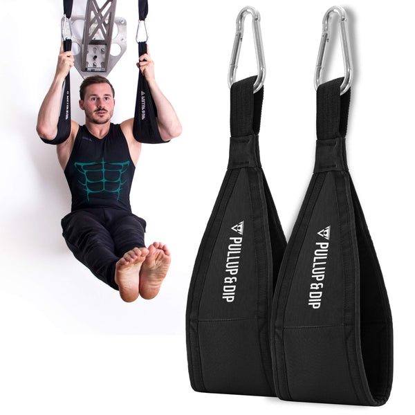 Correas para abdominales para el entrenamiento de los músculos abdominales en la barra de dominadas