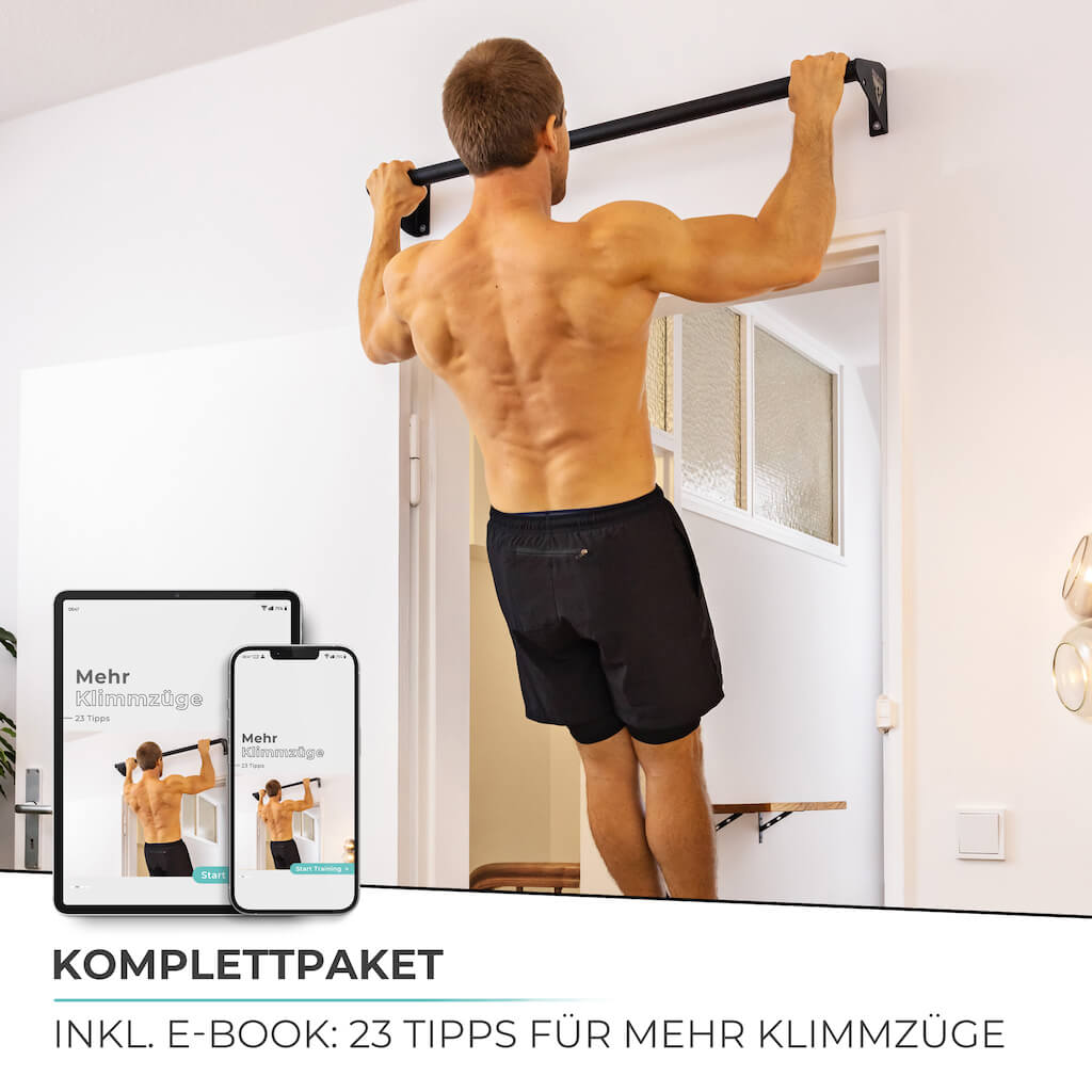 Juego de barra de tracción para montaje en pared sobre el marco de la puerta