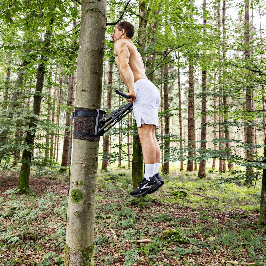 Barra de Muscle-Up et Dominadas Recta Para Dominadas et Muscle-Ups, Acero Inoxidable