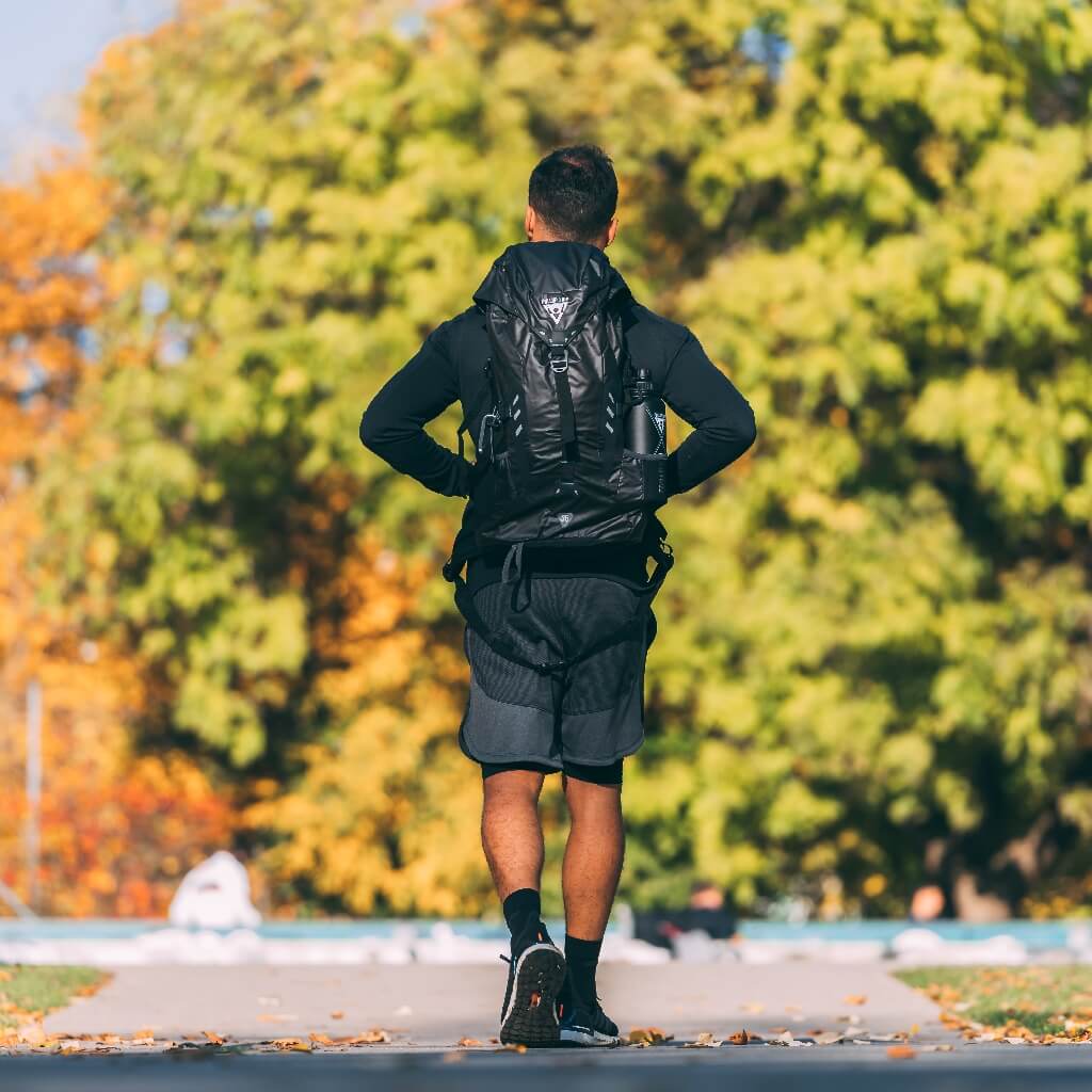Mochila deportiva 35L para la barra de dominadas Pullup & Dip, accesorios y actividades al aire libre.
