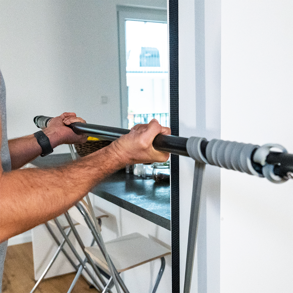 Barra Pilates fitness para combinar con bandas de resistencia y entrenador de eslingas FREESIXD, 3 partes