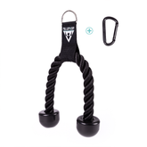 Cuerda de tríceps para entrenar con FREESIXD, en la polea del cable o en la torre de pesas