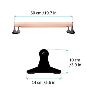 Paralelas Madera De Alta Calidad Con Mango Ergonómico De Madera y Base De Metal, Diseño Bajo o Mediano,