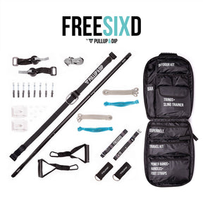 Entrenador de eslingas FREESIXD con bandas de resistencia, dispositivo de entrenamiento de cuerpo completo