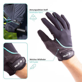 Guantes Fitness de Dedo Completo con Gel de Silicona Antideslizante para Entrenamiento, Carreras, Ciclismo, Senderismo