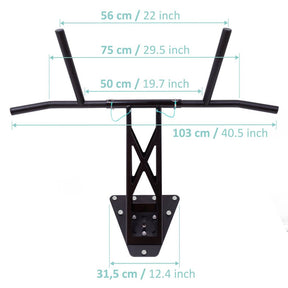 [Producto de segunda]  Barra de Dominadas y Dip Portátil Para Interiores y Exteriores