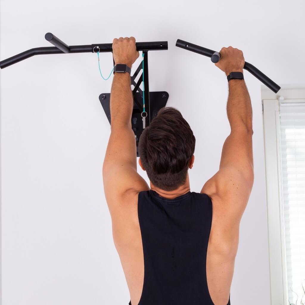 Barra Dominadas Ejercicios Multifuncional Pared Gym En Labg