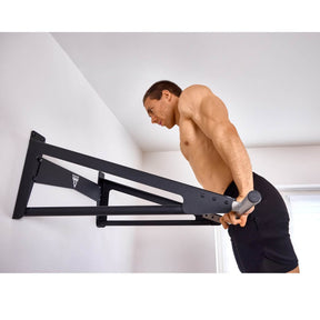 Muscle-Up Bar, Barra de Dominadas con Espacio Extra en la Pared