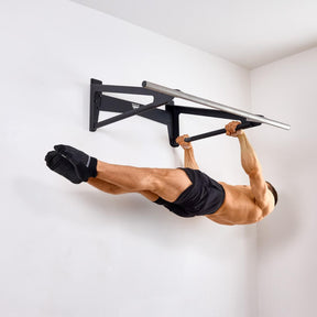 Muscle-Up Bar, Barra de Dominadas con Espacio Extra en la Pared