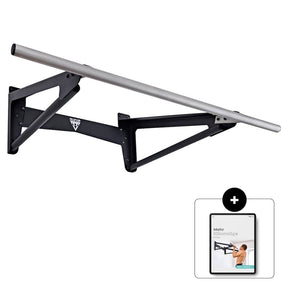 Muscle-Up Bar, Barra de Dominadas con Espacio Extra en la Pared