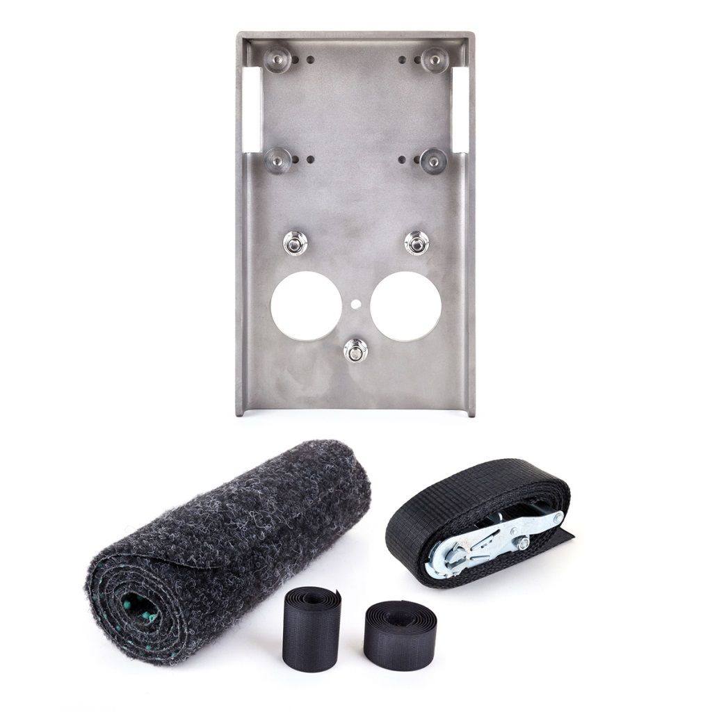 Paquete del soporte en exteriores, una extensión para montaje al aire libre de la barra de dominadas y dip, acero inoxidable