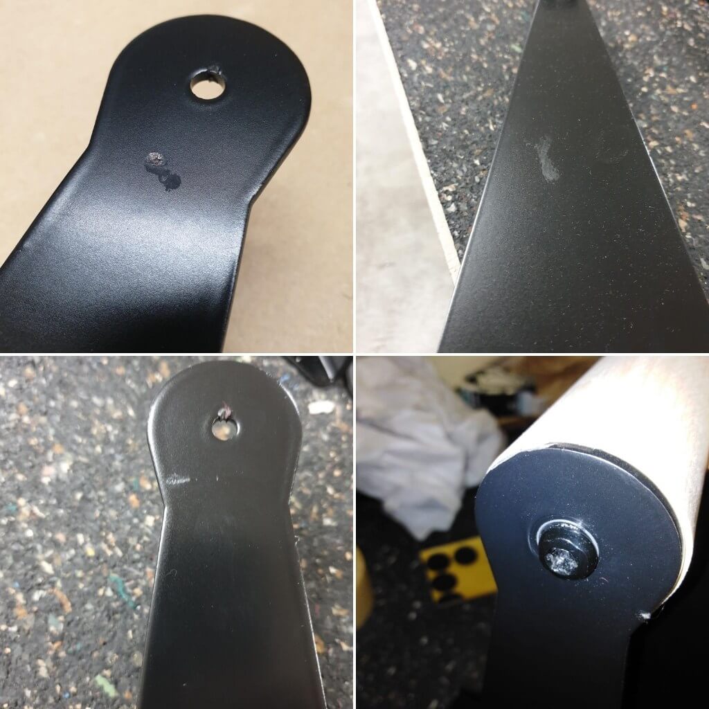 [Mercancías de segunda opción]  Paralelas Madera Con Mango Ergonómico De Madera, Diseño Bajo o Mediano,