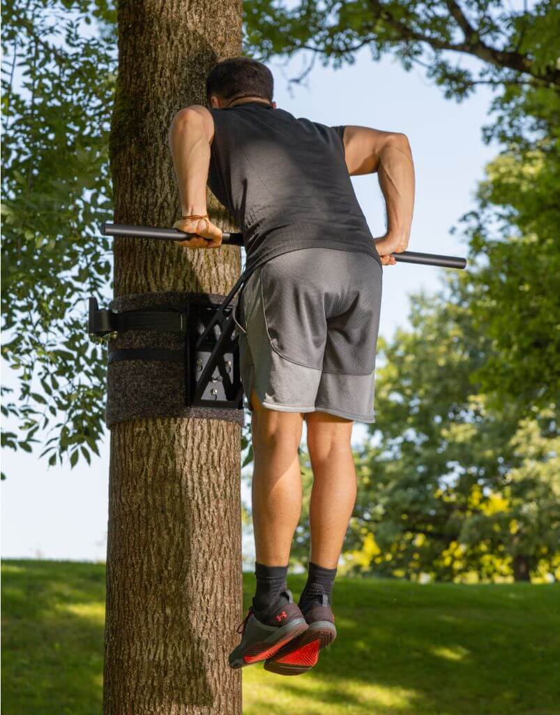 Barra de Muscle-Up et Dominadas Recta Para Dominadas et Muscle-Ups, Acero Inoxidable