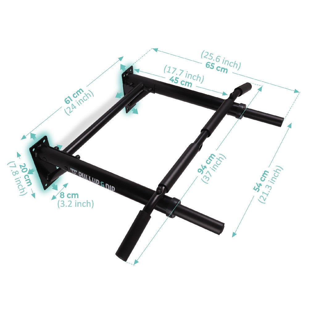 [Producto de segunda] Barra de Dominadas Pared Con Banda de Dominadas