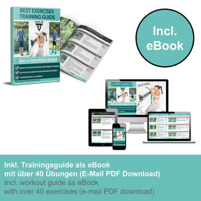 Juego de anillas de calistenia "TRINGS" con correas, anclaje para puerta y bolsa de transporte