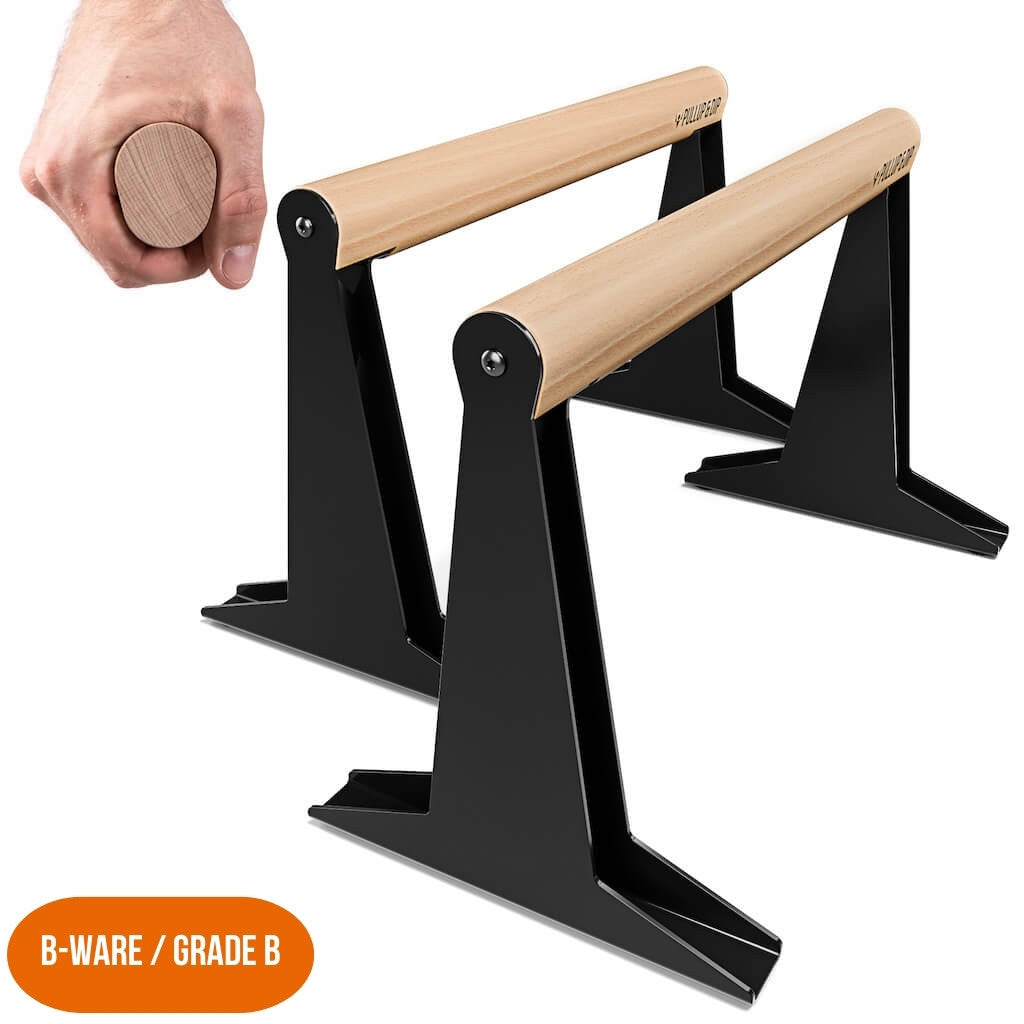 [Mercancías de segunda opción]  Paralelas Madera Con Mango Ergonómico De Madera, Diseño Bajo o Mediano,