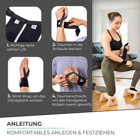 Muñequeras Para Calistenia, Entrenamiento de Fuerza, Estabilizan y Protegen