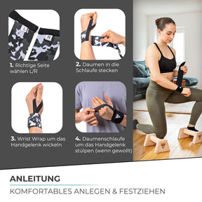 Muñequeras Para Calistenia, Entrenamiento de Fuerza, Estabilizan y Protegen